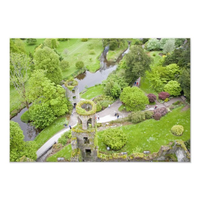Impression Photo Cork, Irlande. Le château de Blarney célèbre (Devant)