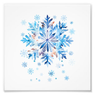 Impression Photo Costume Flocon de Neige Noël Hiver Assorti Femmes 