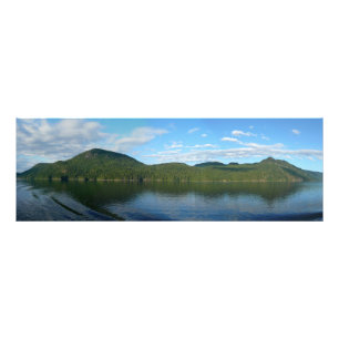 Impression Photo Côte de la Colombie-Britannique au Canada Scénique