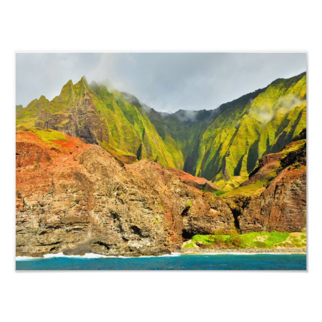 Impression Photo Côte de Na Pali - Kauai, Hawaii (Devant)