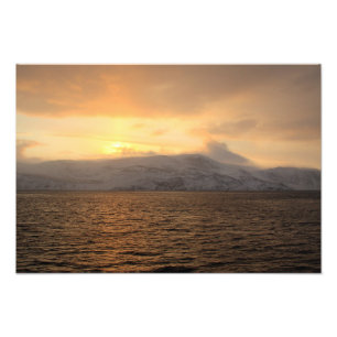 Impression Photo Côte d'hiver de la Norvège