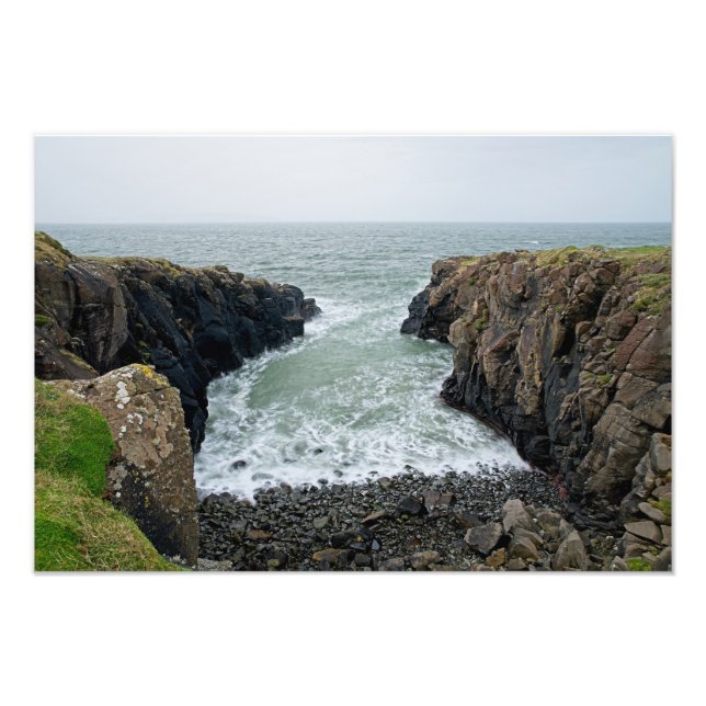 Impression Photo Côte rocheuse d'Irlande du Nord (Devant)