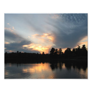 Impression Photo coucher de soleil