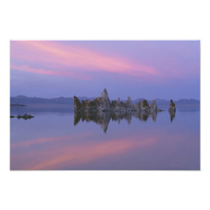 Impression Photo Coucher de soleil à Mono Lake, CA.