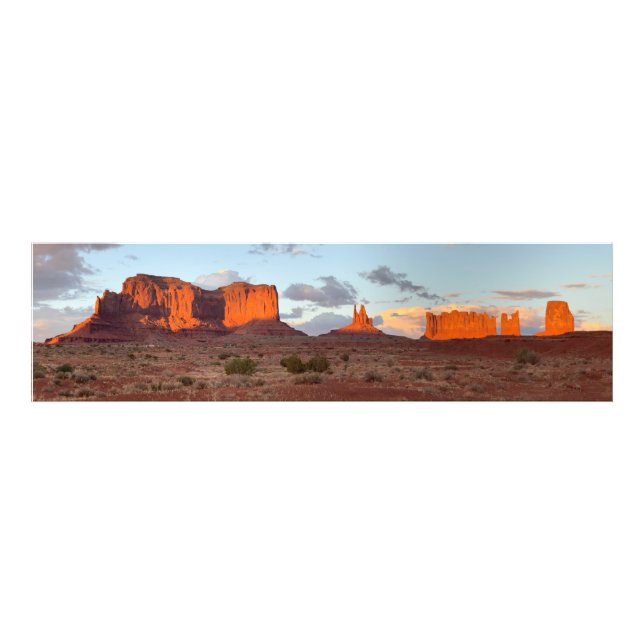 Impression Photo Coucher de soleil dans Monument Valley (Devant)