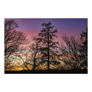 Impression Photo Coucher de soleil de Noël