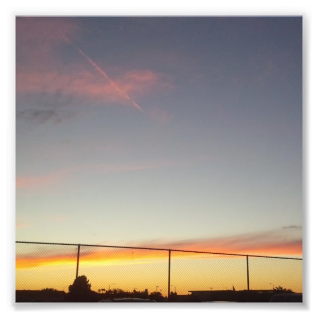 Impression Photo Coucher de soleil Extraordinaire en Californie (Devant)