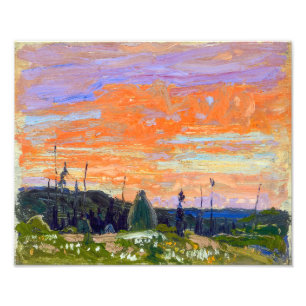 Impression Photo Coucher de soleil printanier, parc Algonquin   Tom