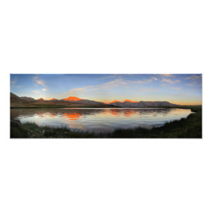 Impression Photo Coucher de soleil sur la Sierra Crest - sentier Jo