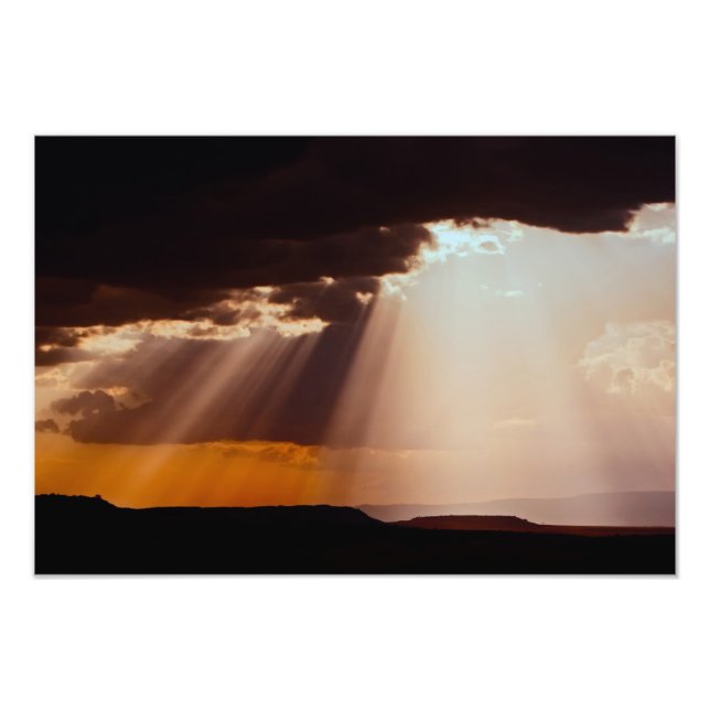 Impression Photo Coucher de soleil sur le Masai Mara. 2 (Devant)