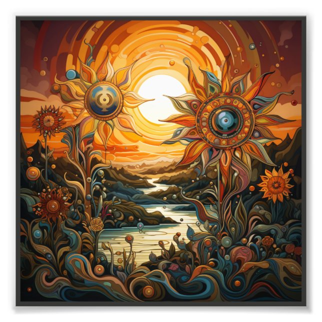 Impression Photo Coucher du soleil (Devant)