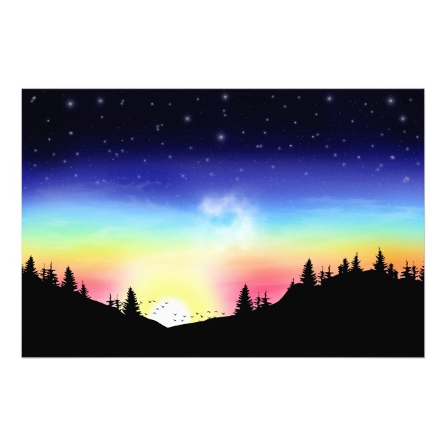 Impression Photo Coucher du soleil (Devant)