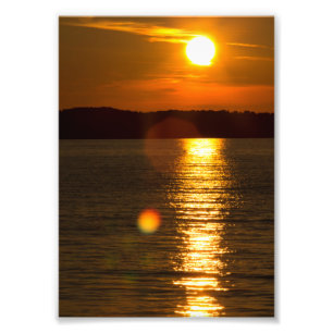 Impression Photo Coucher du soleil, Elk Rapids, Michigan