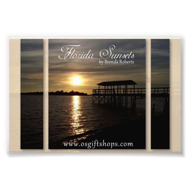 Impression Photo Couchers de soleil de Floride (Devant)