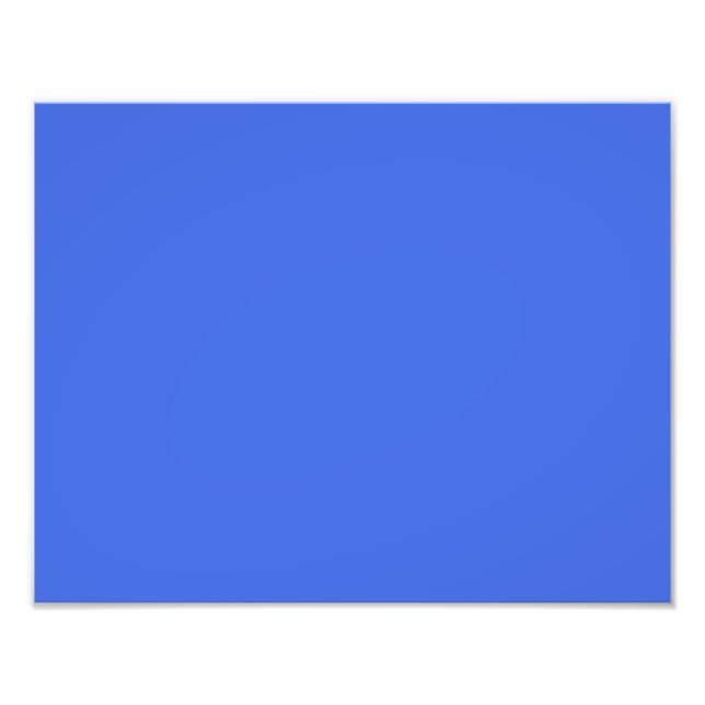 Impression Photo couleur bleu (Devant)