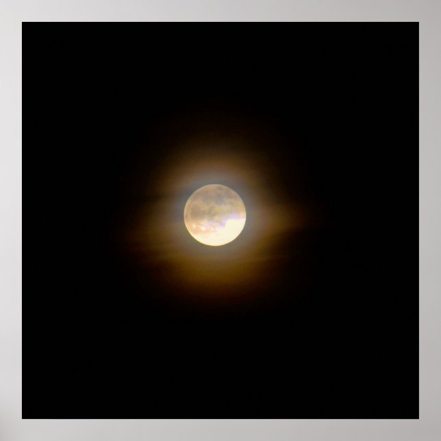 Impression photo couleur lune (Devant)