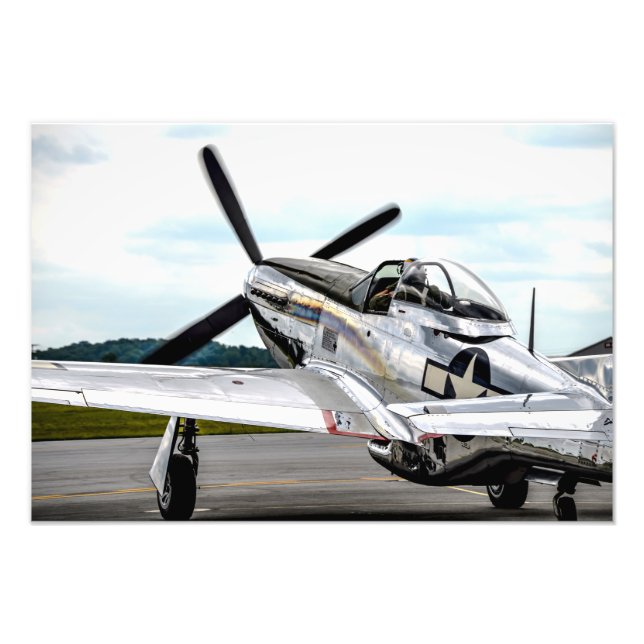 Impression Photo Couleur P51 Mustang (Devant)