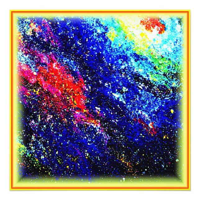 Impression Photo Couleurs captivantes de l'univers. Commandez dès m (Devant)