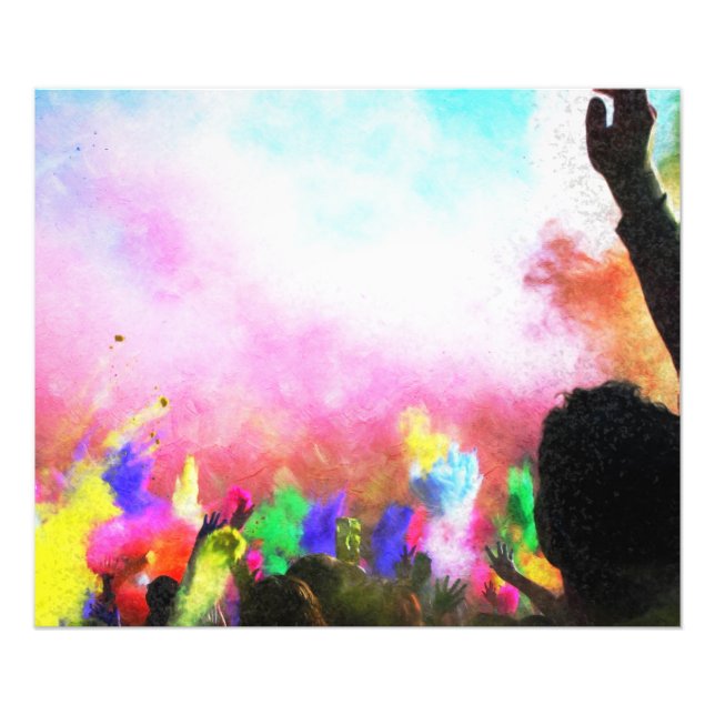 Impression Photo Couleurs Holi Falln (Devant)