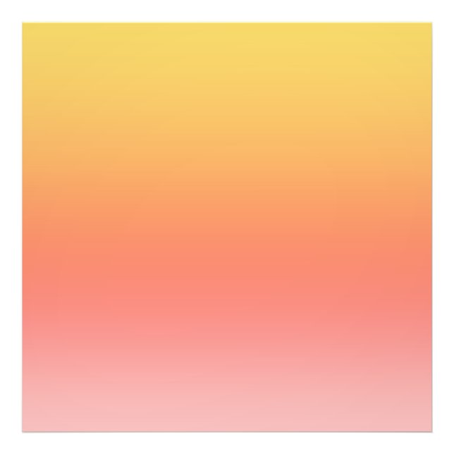 Impression Photo Couleurs simples - Jaune à Misty Pink ombre (Devant)