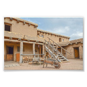 Impression Photo Cour du Vieux Fort de Bent, Colorado