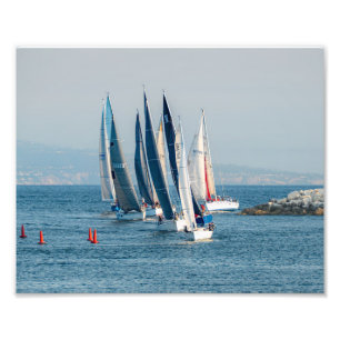 Impression Photo Course de yacht - Marina Del Rey, CA