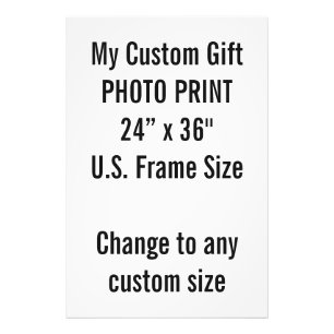 Impression Photo Coutume 24" x 36" format de l'image des USA
