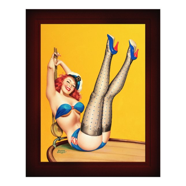 Impression Photo Couverture de Flirt Pulp par Peter Driben (Devant)
