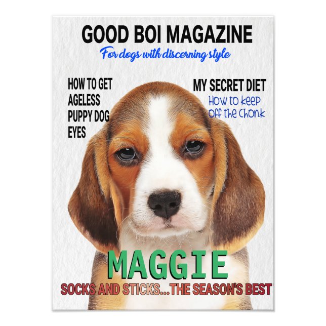 Impression Photo Couverture du magazine beagle Parody (Devant)