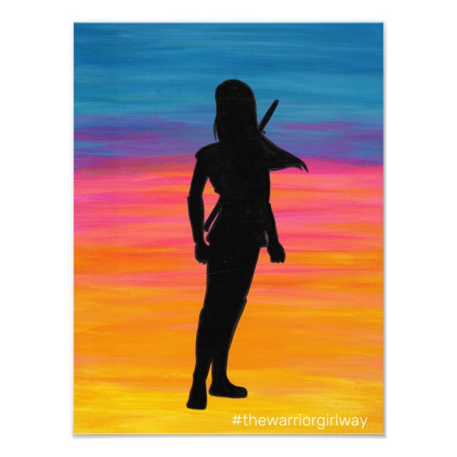 Impression Photo Couverture originale de "The Warrior Girl Way" (Devant)