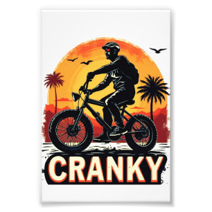 Impression Photo Cranky : Energiez Votre Marche - Fun Biker Tee