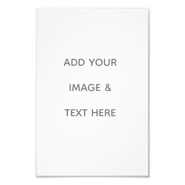 Impression Photo Create Your Own white  (Devant)