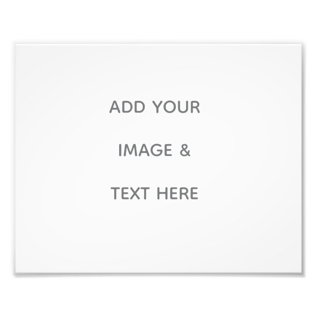 Impression Photo Create Your Own white  (Devant)
