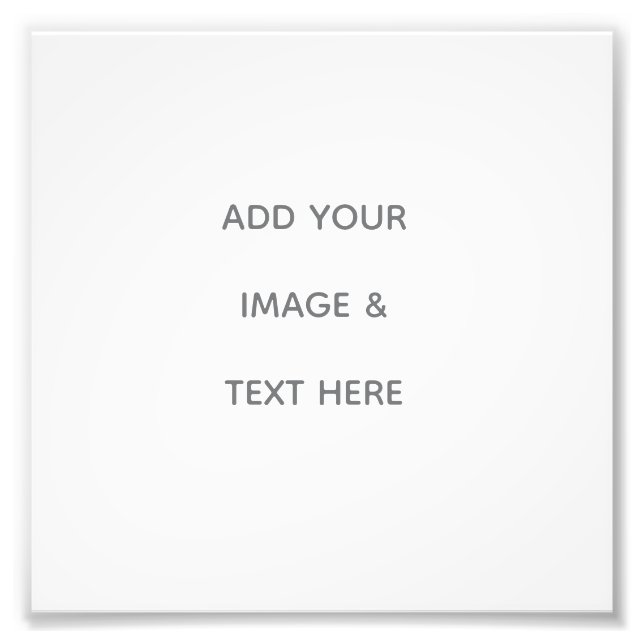 Impression Photo Create Your Own white  (Devant)