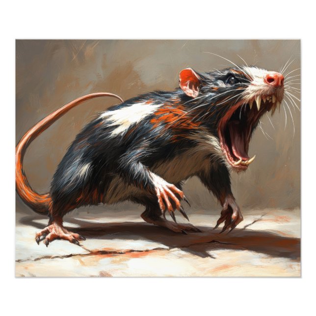 Impression Photo Créature de rat monstre (Devant)