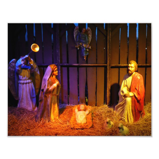Impression Photo Crèche de Noël à Washington DC (Devant)
