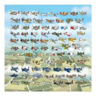 Impression Photo créer votre propre caricature d'avion