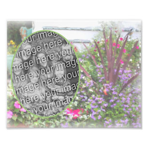 Impression Photo Créez votre propre cadre de peinture Jardin Fleur