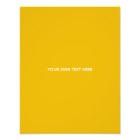 Créez Votre Propre Conception Personnalisée Jaune