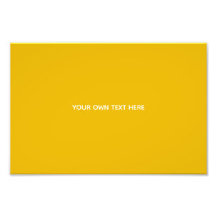 Impression Photo Créez Votre Propre Conception Personnalisée Jaune