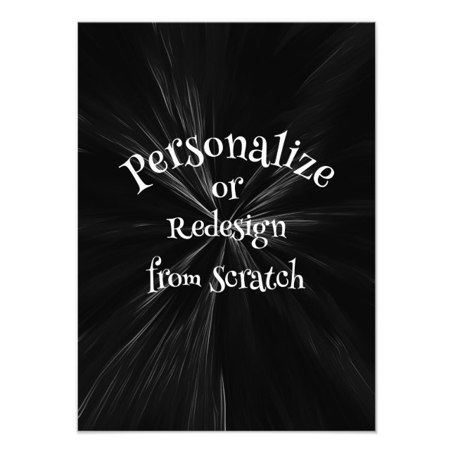 Impression Photo Créez votre propre personnalisation (Devant)