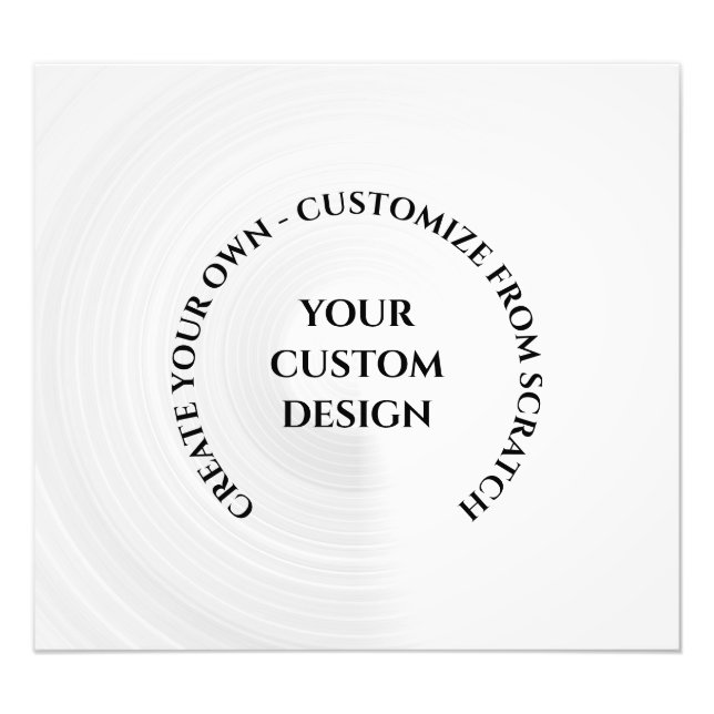 Impression Photo Créez votre propre personnalisation (Devant)