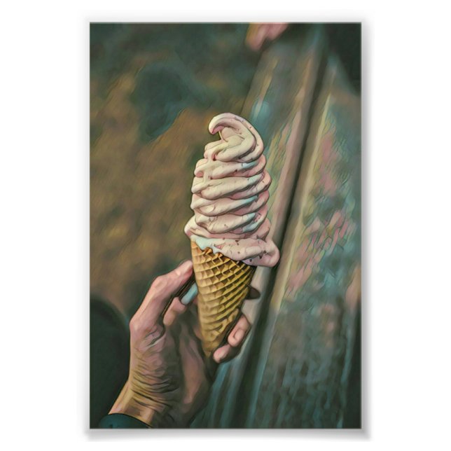 Impression Photo crème glacée froide cool (Devant)