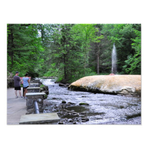Impression Photo Crique de Parc-Geyser d'état de spa de Saratoga
