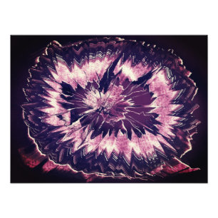 Impression Photo Cristal de Quartz Améthyste Violet