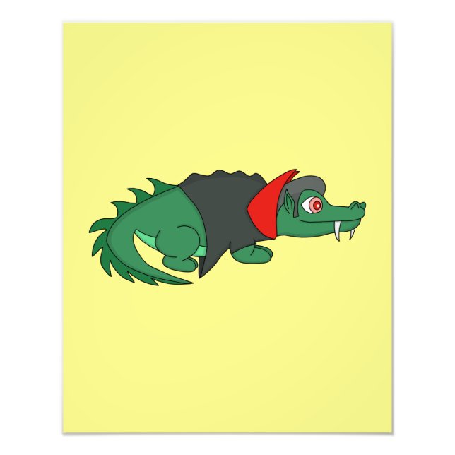 Impression Photo Crocodile de Vampire (Devant)
