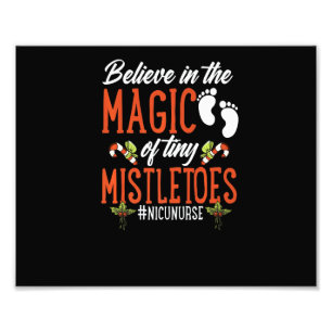 Impression Photo Croire en la magie des petits gui infirmière Nicu