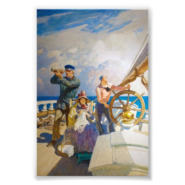 Impression Photo Croisières par Newell Convers Wyeth (Devant)