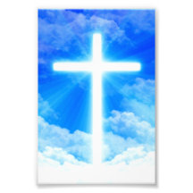 Cross of Light Jesus Christ Customizable Christian