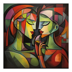 Impression Photo Cubisme des femmes Art Abstrait